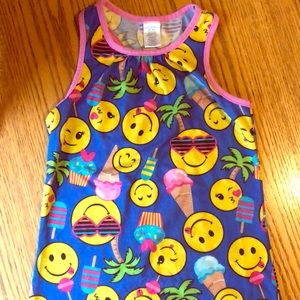 3 for $10 sale! Girls emoji nightgown